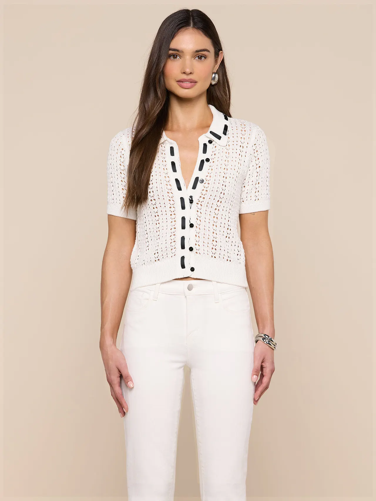 80193jyo L'AGENCE Ninette Knit Top