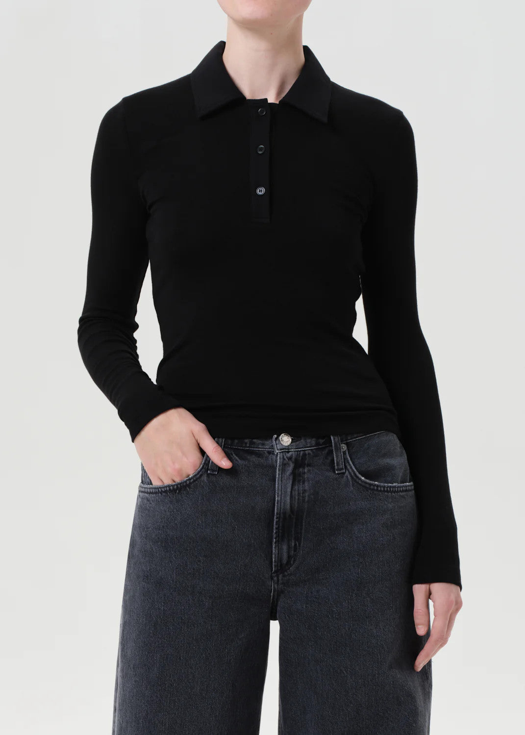 A7395-1873b AGOLDE Amos Polo
