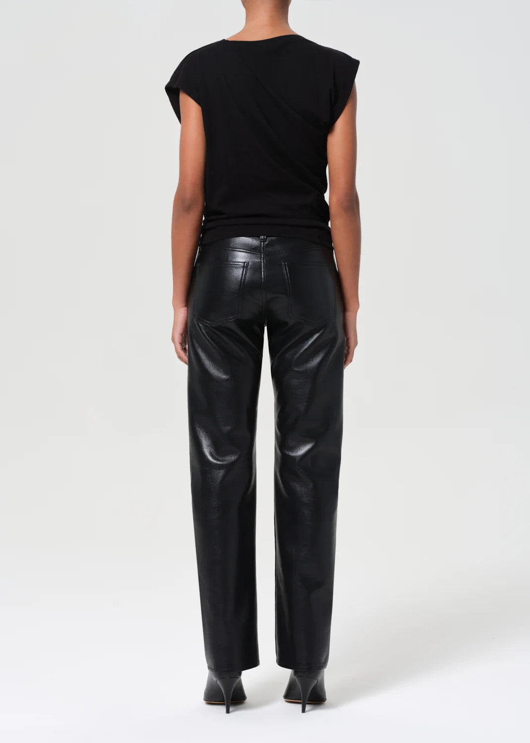 A281-1285d AGOLDE Low Rise Slim (Recycled Leather)