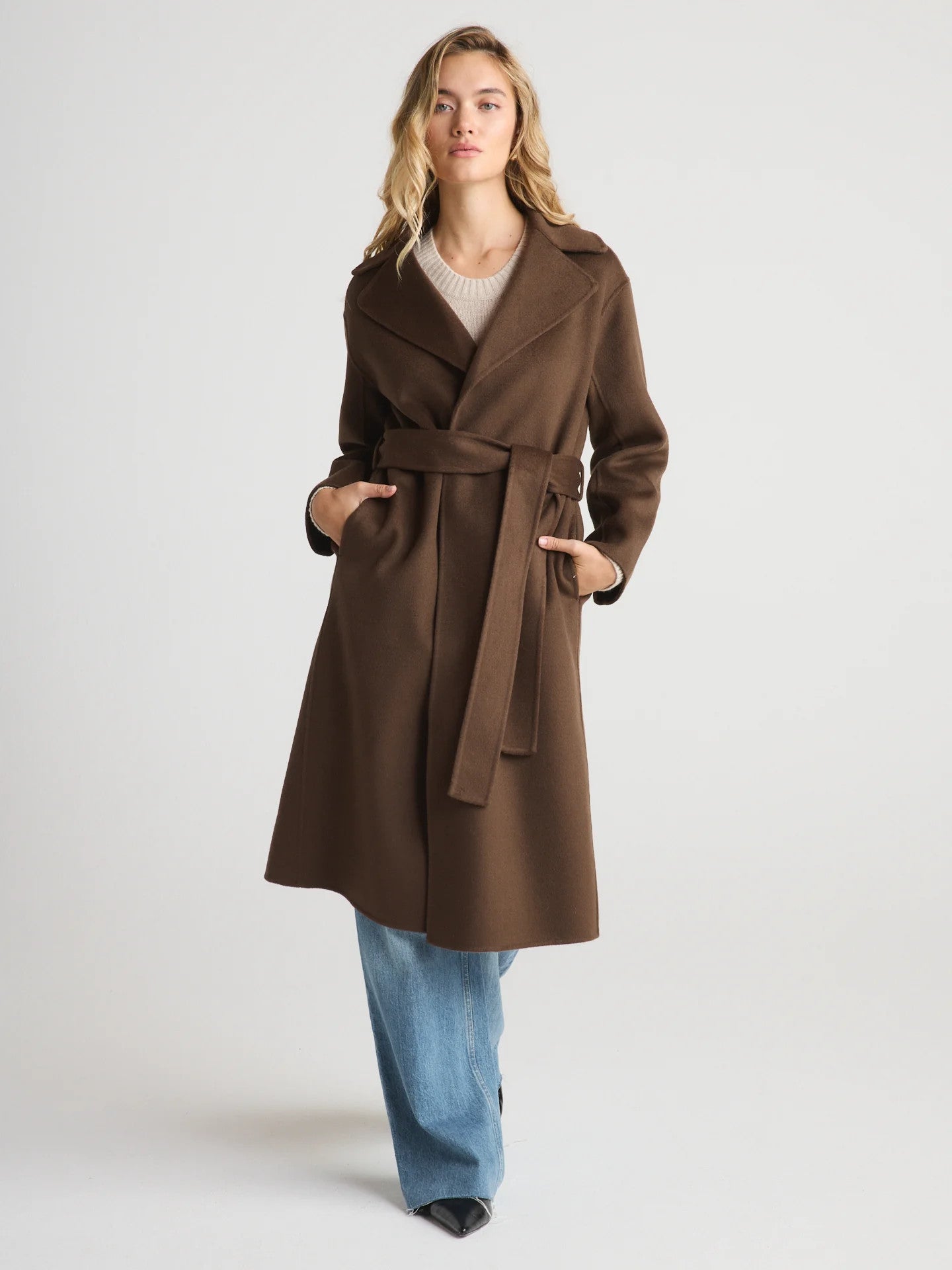 CT25W01 W.CASHMERE MARICA Robe Coat