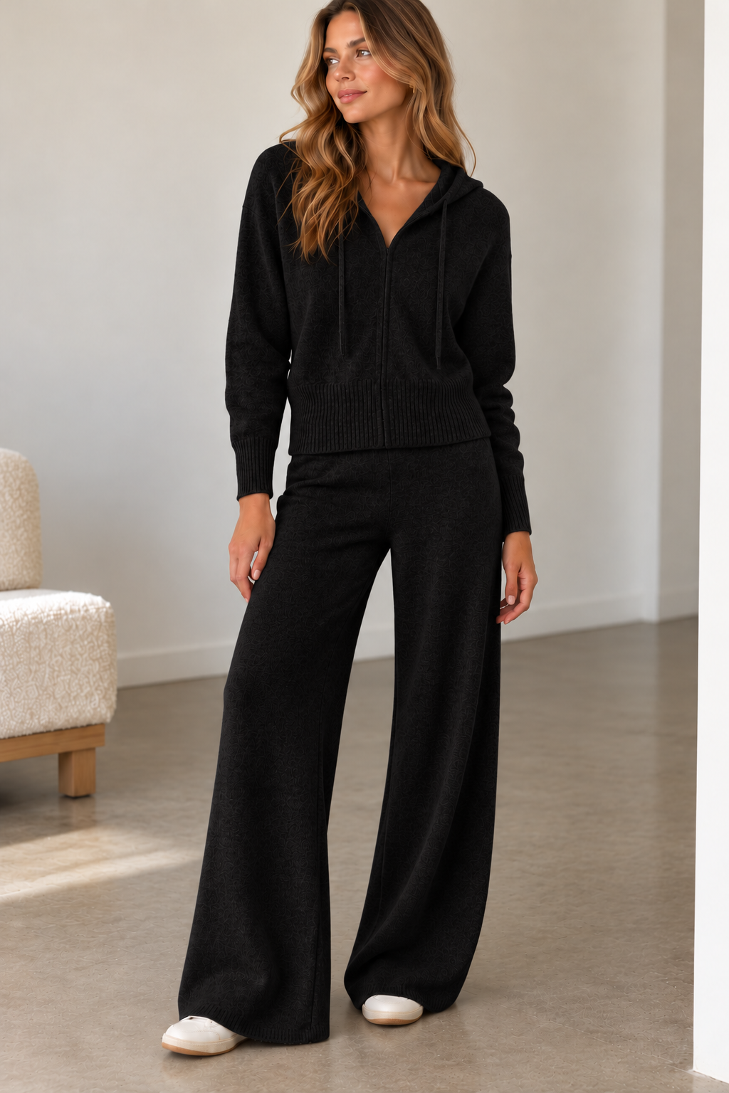 25fha0150 W.Cashmere Flair Cashmere Travel Pant