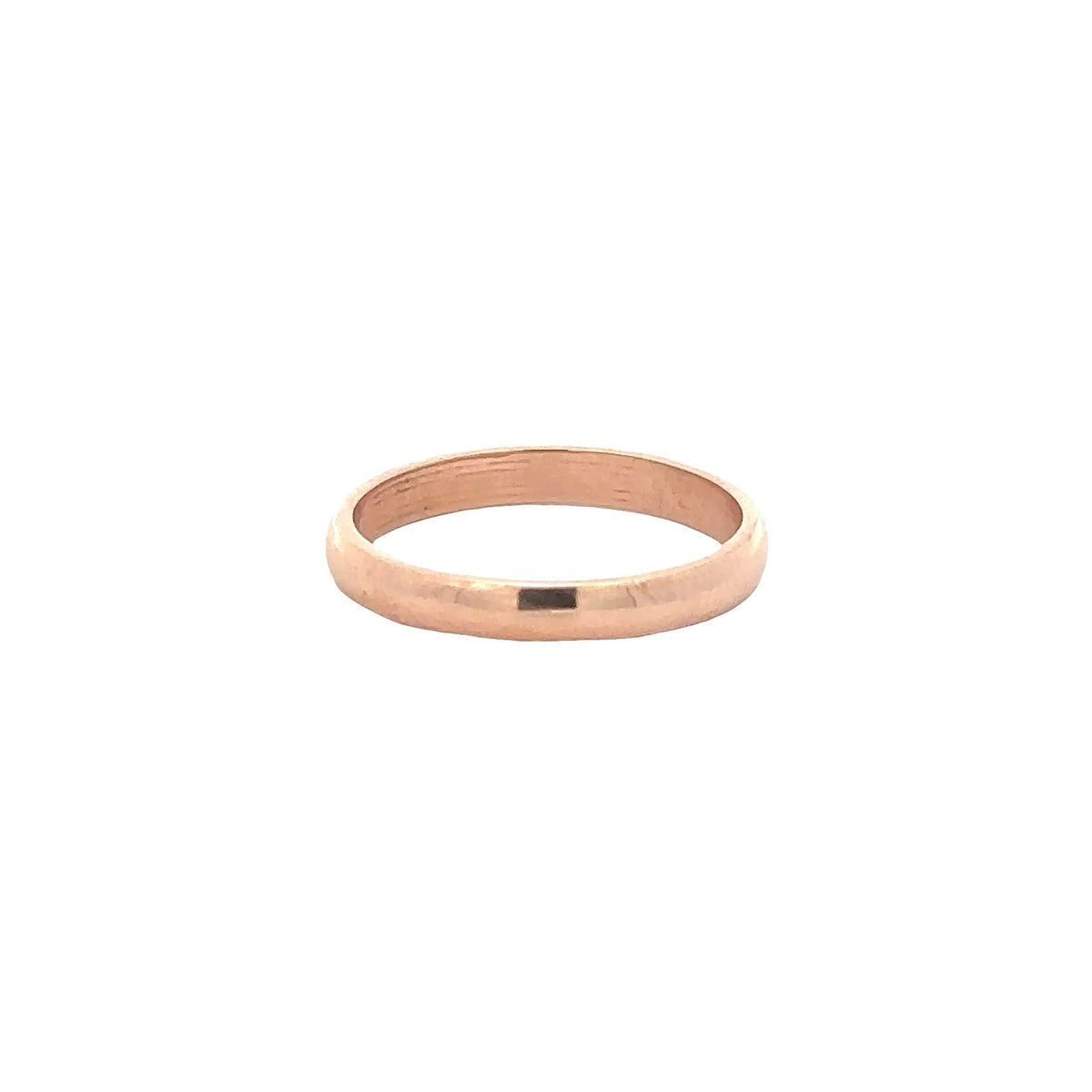14kt rose gold 3mm classic band by Annmarie D'Ercole