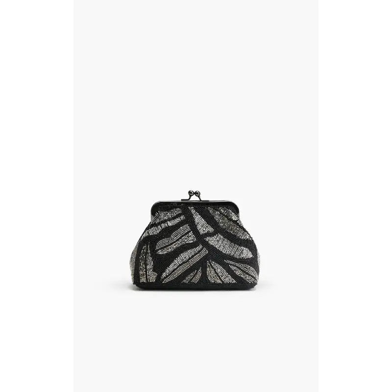 AB24-1062 America & Beyond Midnight Frame Clutch