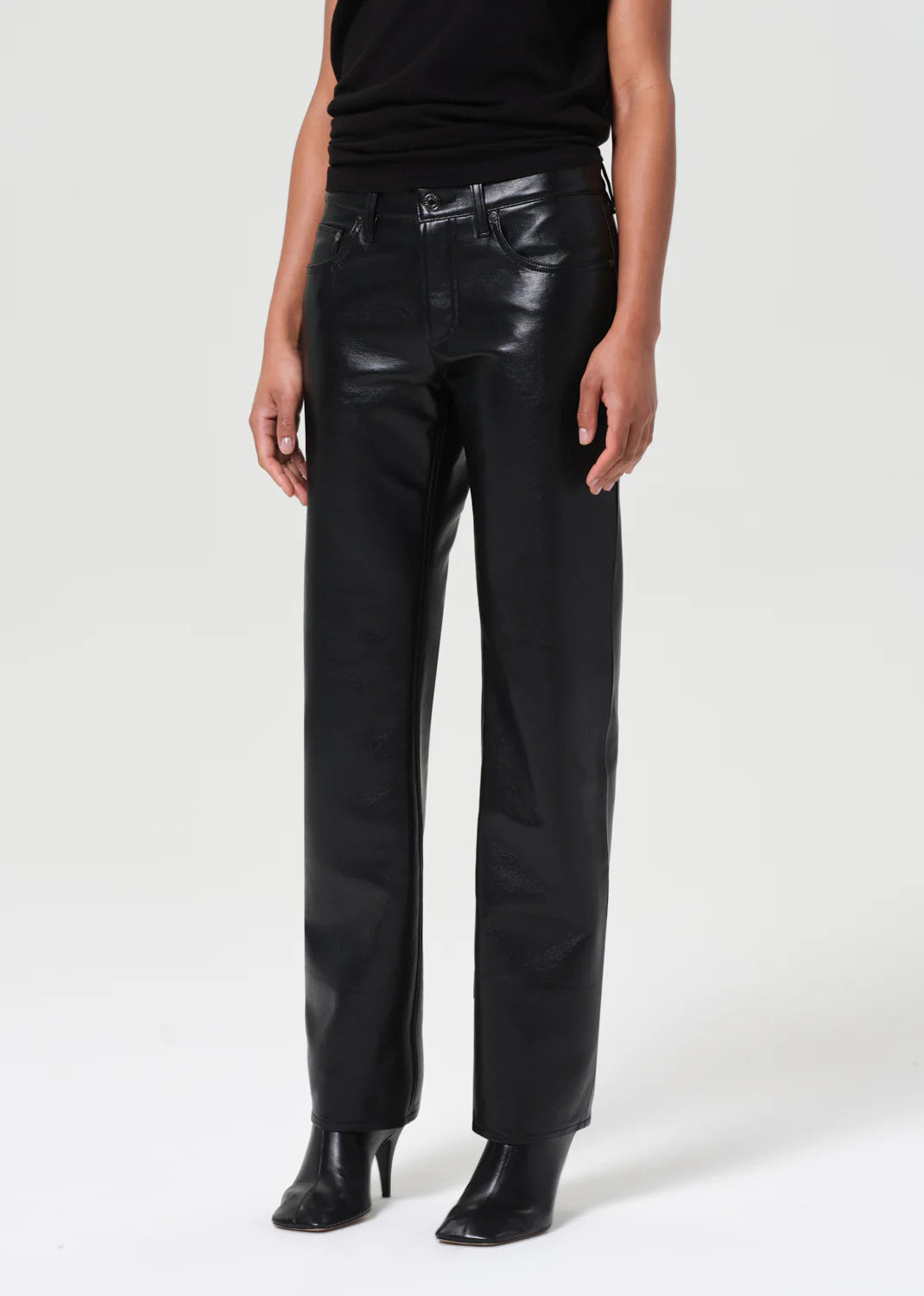 A281-1285d AGOLDE Low Rise Slim (Recycled Leather)