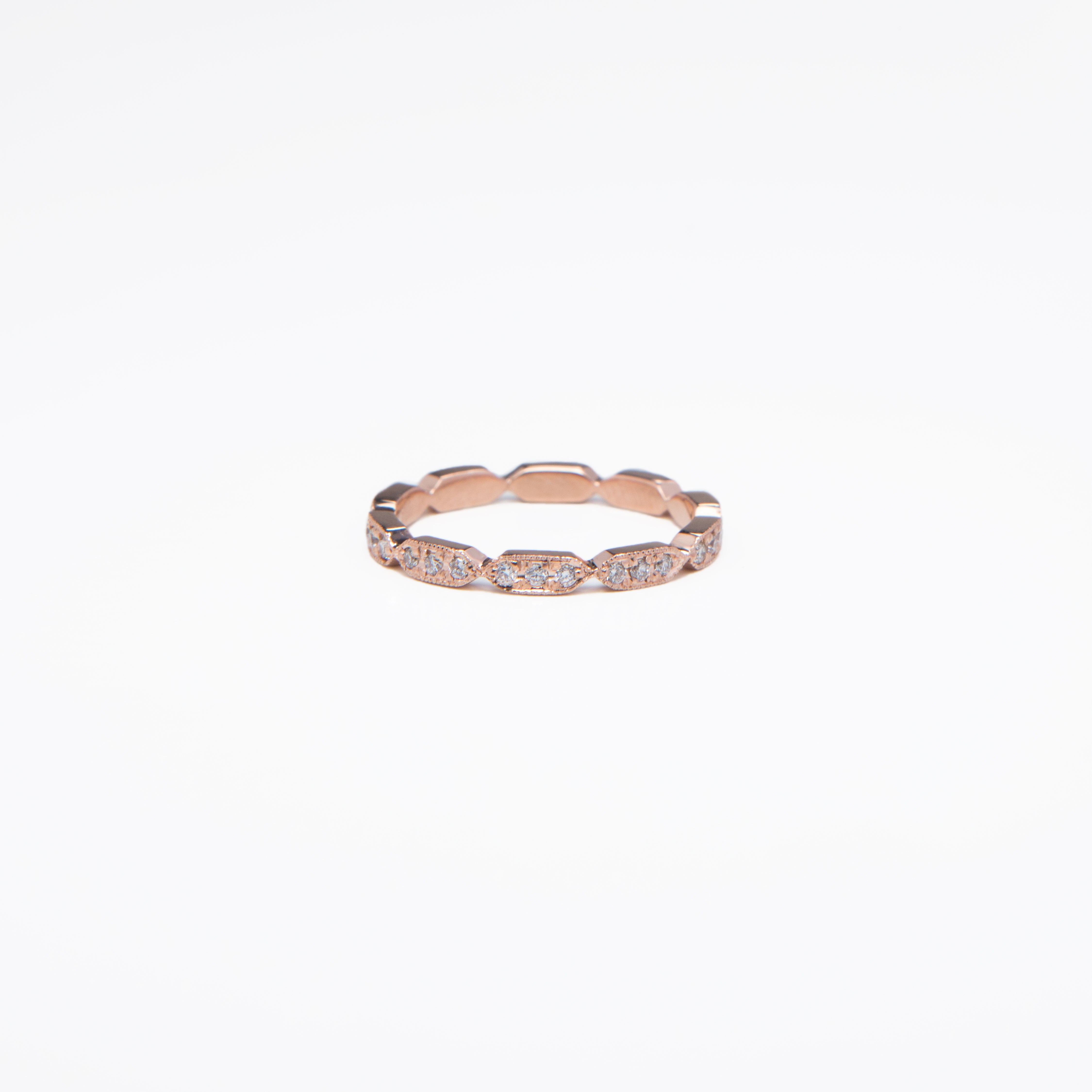 AD183 - The Elongated Hexagon Eternity band