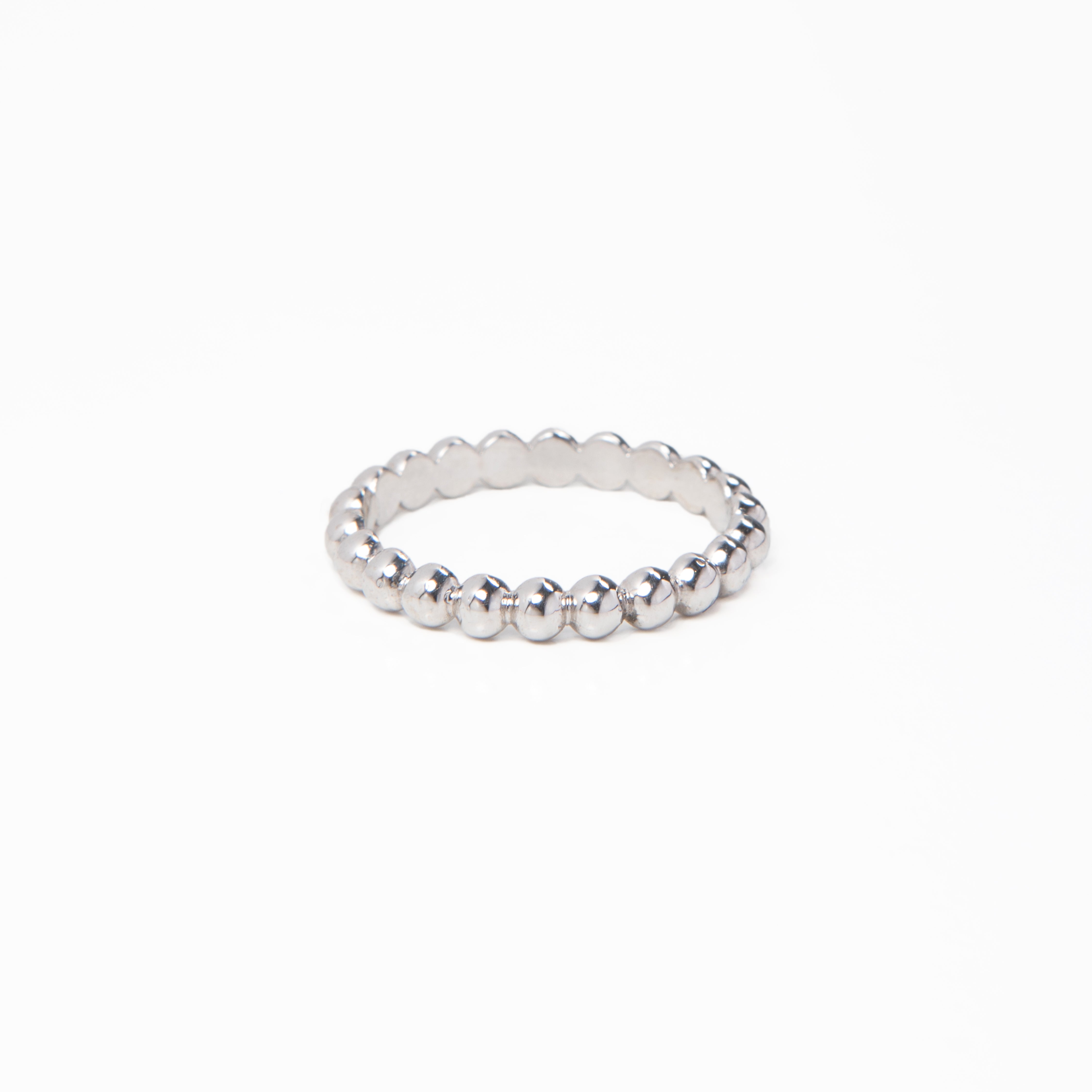 WD278 - 2mm Solid Beaded Ball Eternity ring