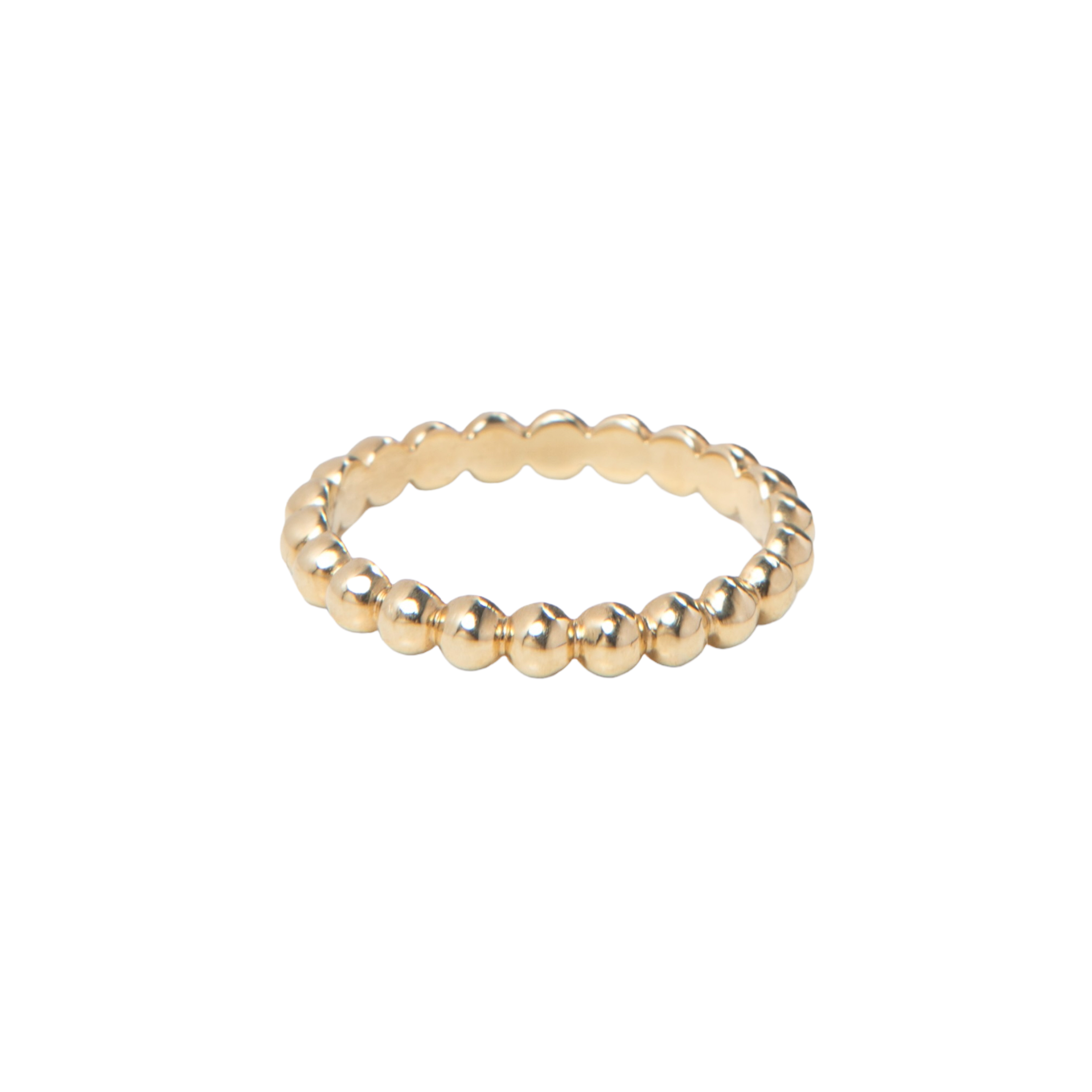 WD297 -  2.5mm Solid Bead Ball Eternity ring