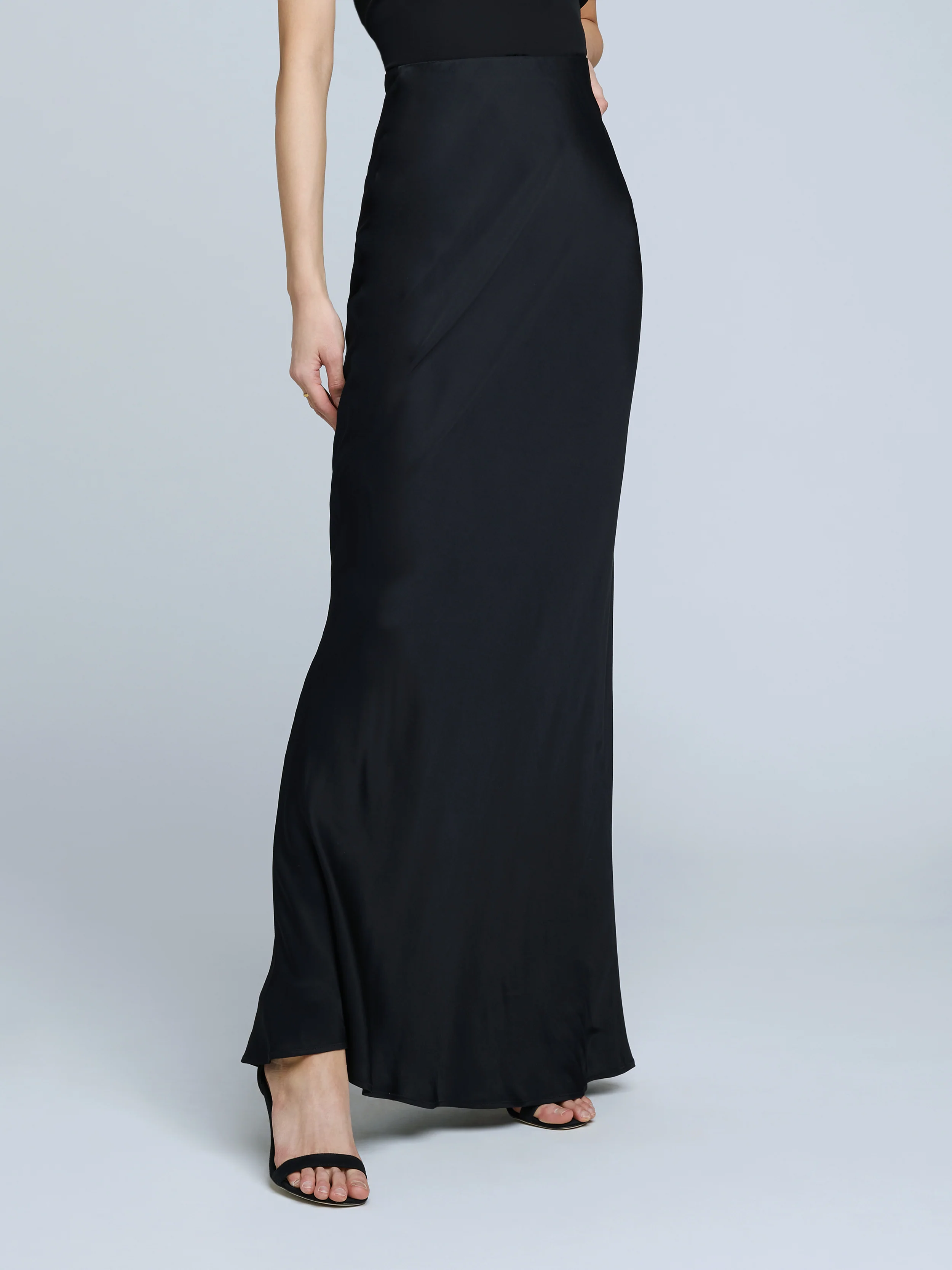 3364PLYb L'Agence Zeta Long Skirt