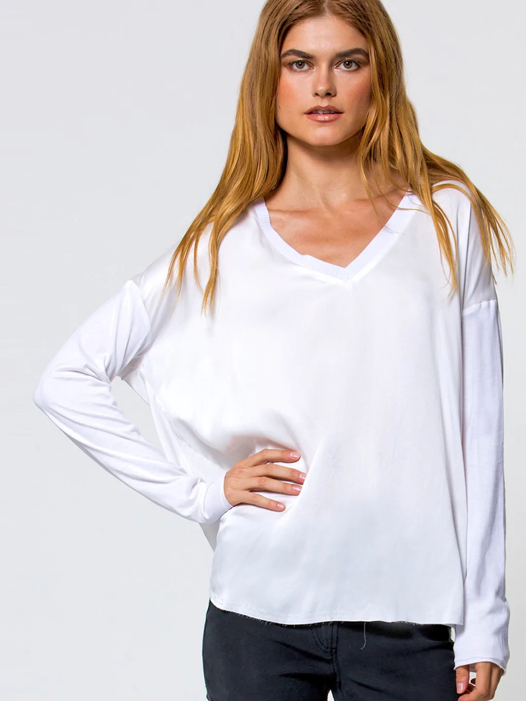 T820w GoSilk  Go Tee Vee Top